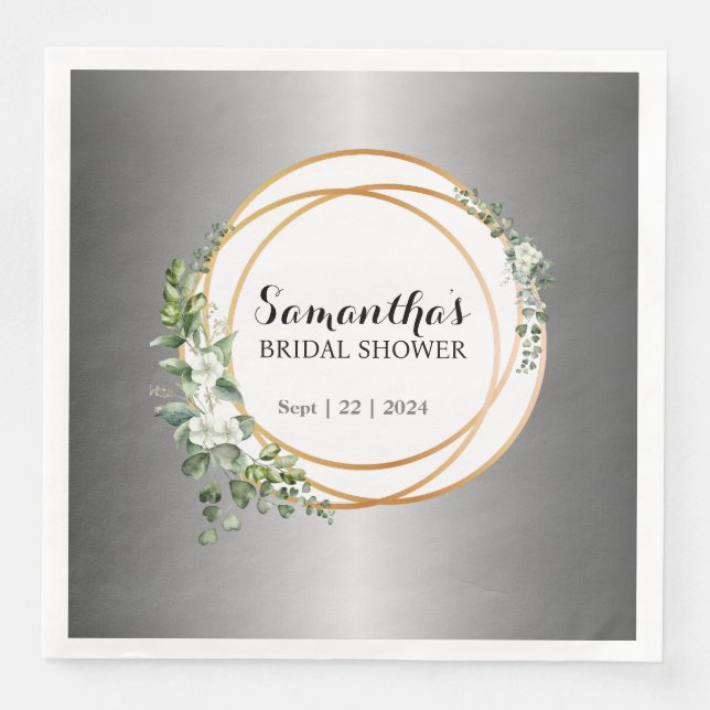 Radiant Remembrance: Unforgettable Love Napkin (Front)