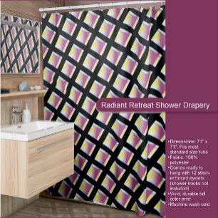 Radiant Retreat Shower Drapery