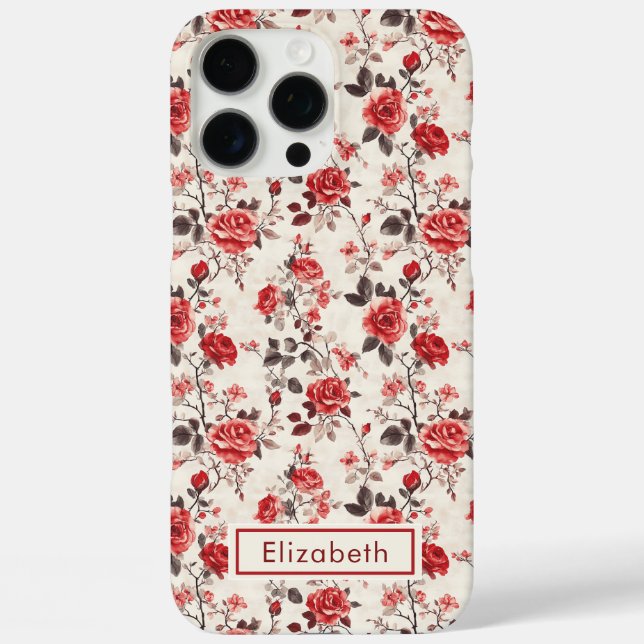 Radiant Rose Custom Collage Iphone Case For Sis (Back)