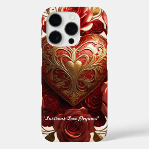 "Radiant Rose Elegance" iPhone 16 Pro Case