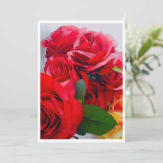 Radiant Rose Flat Thank You Card