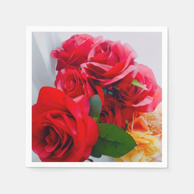 Radiant Rose  Napkin (Front)