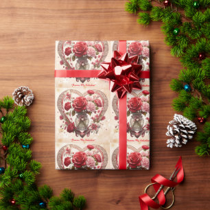 "Radiant Rose Rapture" Wrapping Paper