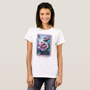 Radiant Roses: Perfectly Pink and Purple Petals T-Shirt