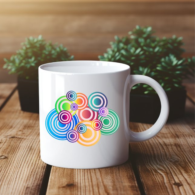 Radiant Rounds: Circle Colour Mug (Creator Uploaded)