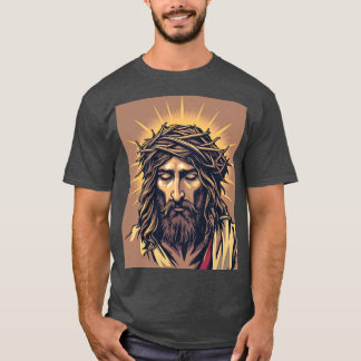 Radiant Saviour: Jesus with Crown of Thorns Tee