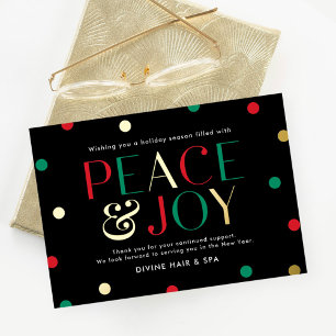 Radiant Season FOIL Business Holiday Card