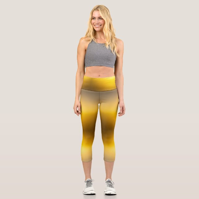 Radiant Silence Capri Leggings (Front)