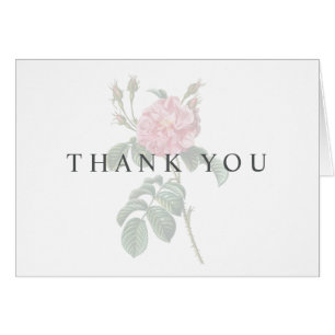 Radiant Single Rose Floral  Thank You