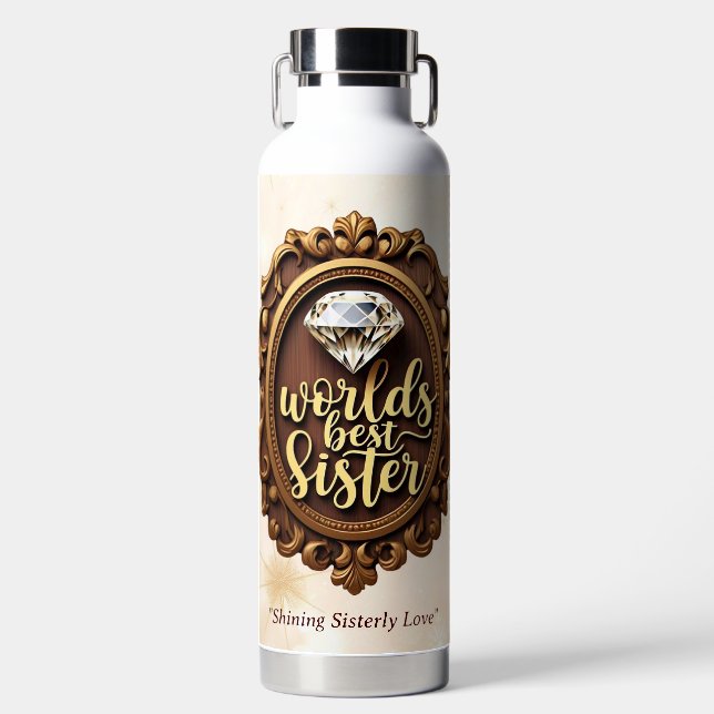 "Radiant Sisterhood Forever" Water Bottle (Front)