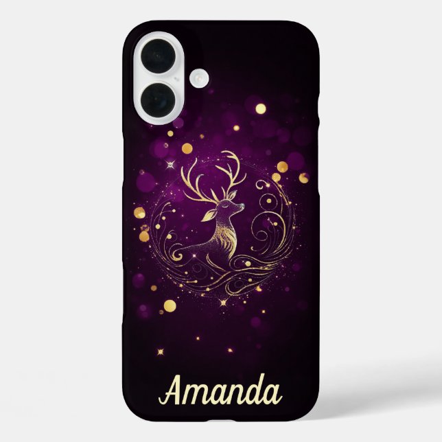 Radiant Stag in Gold Case-Mate iPhone Case (Back)