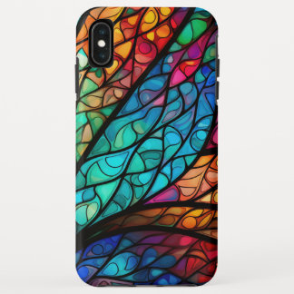 Radiant Stained Glass Abstract  iPhone XS Max Case