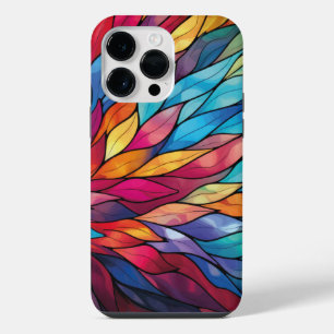 Radiant Stained Glass Bloom  iPhone 14 Pro Max Case
