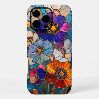 Radiant Stained Glass Floral Masterpiece iPhone 16 Pro Max Case