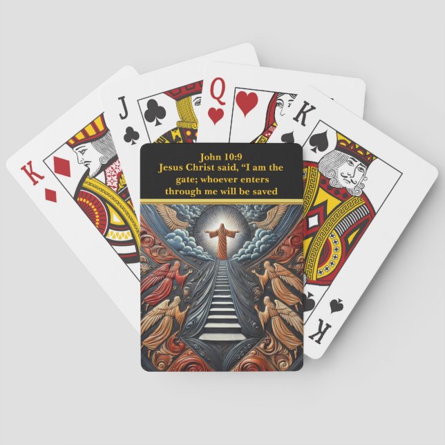 Radiant Stairway to Salvation Playing Cards (Back)