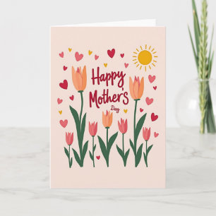 Radiant Sun Mothers Day Card