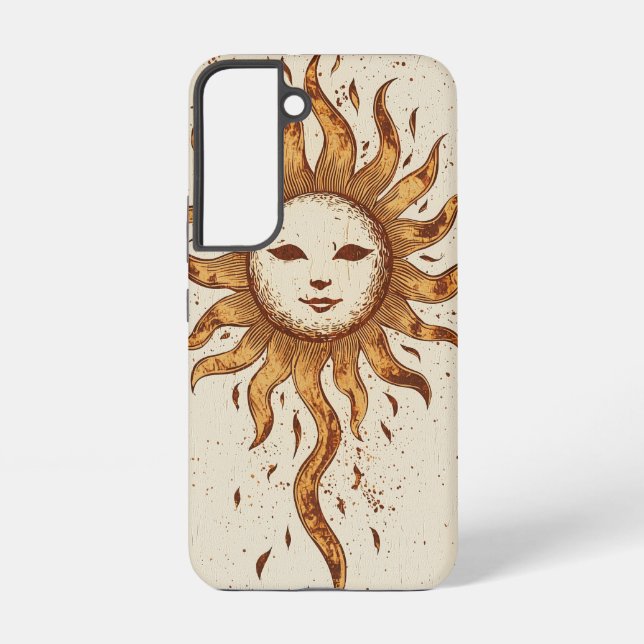 Radiant Sun Spirit Phone Case (Back)