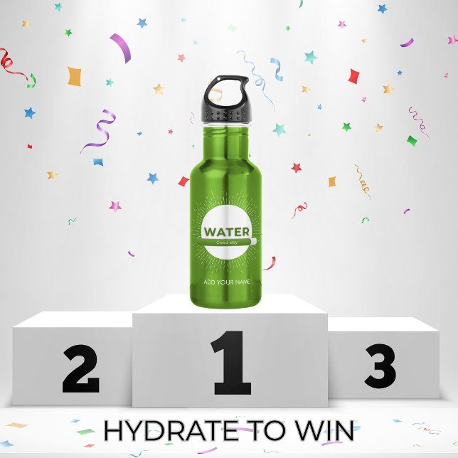 Radiant Sun Water Quote with Good Day Bar 532 Ml Water Bottle (Creator Uploaded)