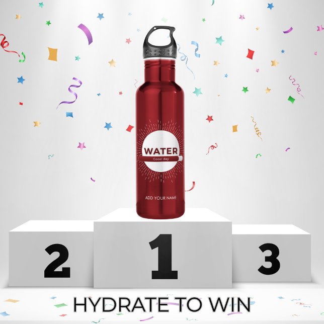 Radiant Sun Water Quote with Good Day Bar 710 Ml Water Bottle (Creator Uploaded)