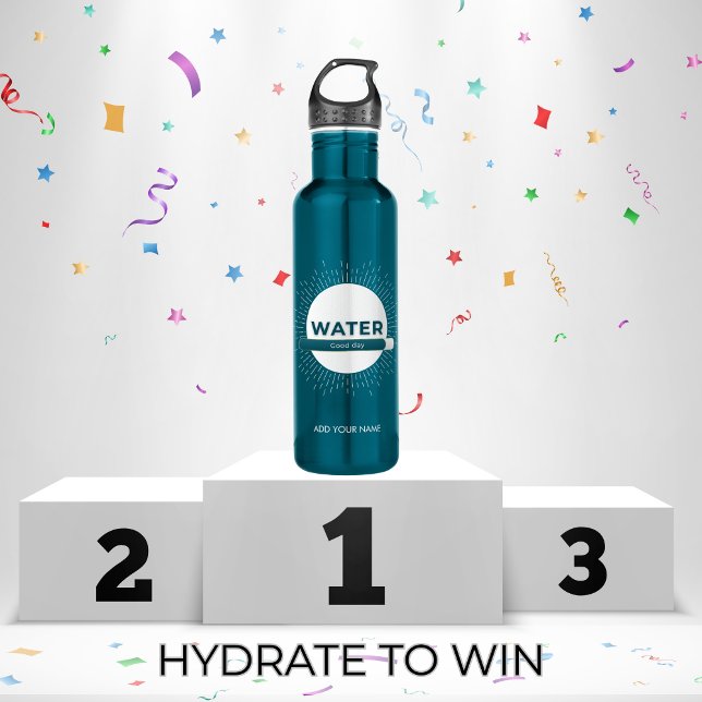 Radiant Sun Water Quote with Good Day Bar 710 Ml Water Bottle (Creator Uploaded)