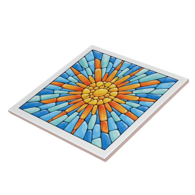 Radiant Sunburst Tile (Side)