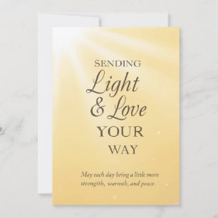 Radiant Sunshine Blessings – Sending Light & Love  Invitation
