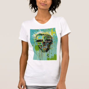 "Radiant Threads: Designed Tee for Her"