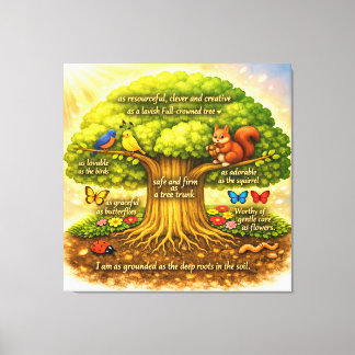 Radiant Visiontree Canvas Print