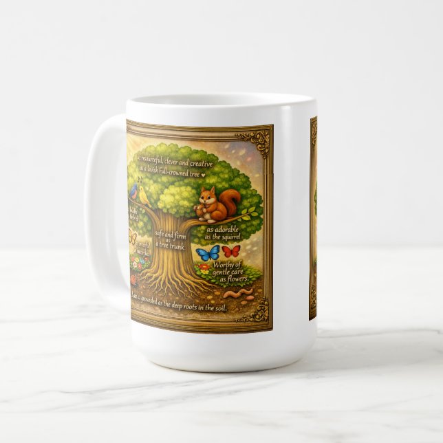 Radiant Visiontree Coffee Mug (Front Left)