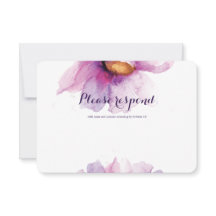 Radiant Watercolor Peonies RSVP