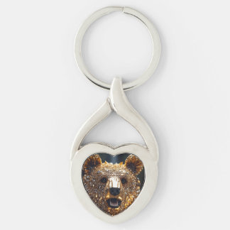 "Radiant Winged Bear" Keychain