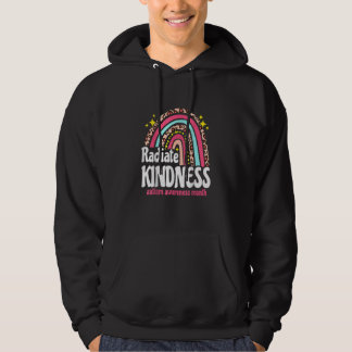 Radiate Kindness Autism World Awareness Leopard Ra Hoodie