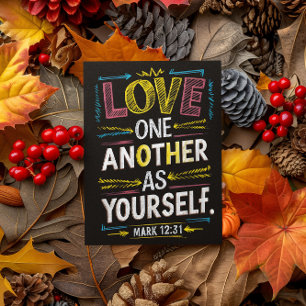 Radiate Love, Embrace Unity Postcard