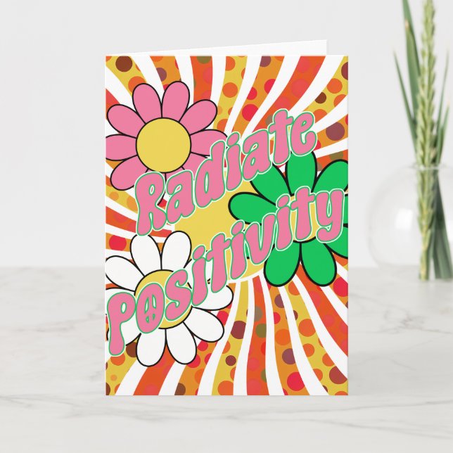 Radiate Positivity  Card (Front)