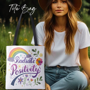 Radiate Positivity Tote Bag
