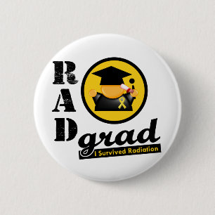 Radiation Grad CHILDHOOD CANCER 2 Inch Round Button