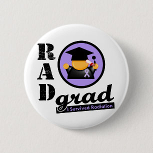 Radiation Grad GENERAL CANCER 2 Inch Round Button
