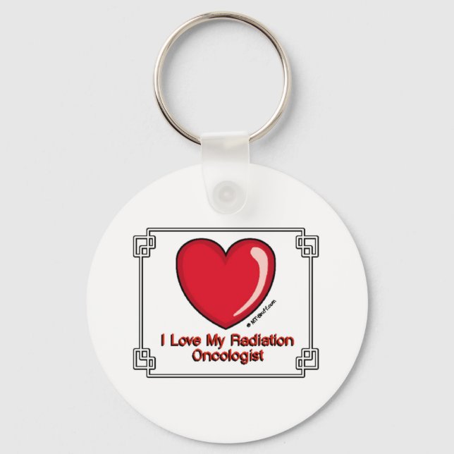 Radiation Oncologist Keychain (Front)