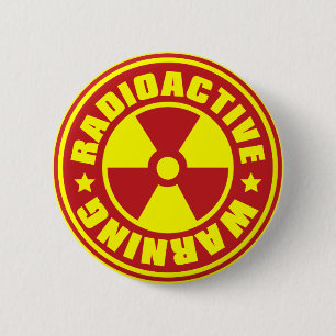 Radiation_S 2 Inch Round Button