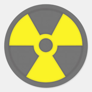 Radiation_S Classic Round Sticker