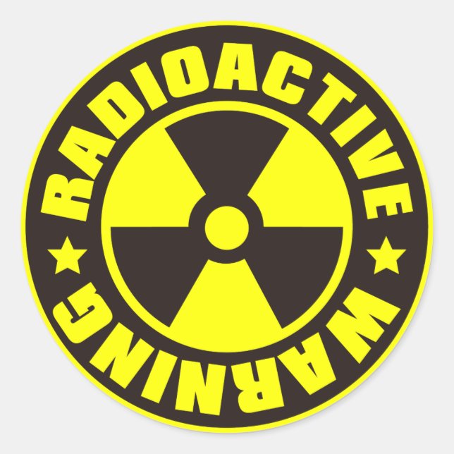 Radiation_S Classic Round Sticker (Front)