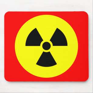 Radiation Sign Mousepad