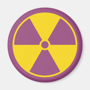 Radiation Symbol Magnet