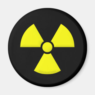 Radiation Symbol Magnet