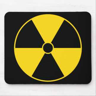 Radiation Symbol Mouse Pad