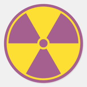 Radiation Symbol Sticker