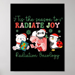 Radiation Therapy Christmas Radiation Therapy Radi Poster