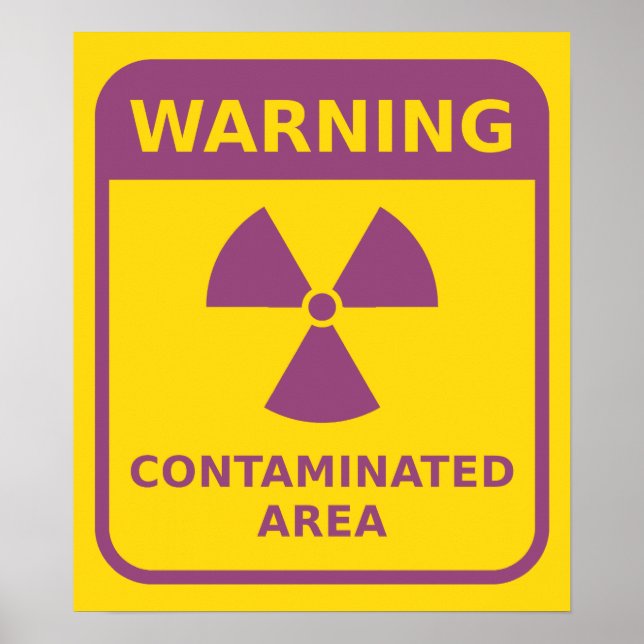 Radiation Warning Poster (Front)