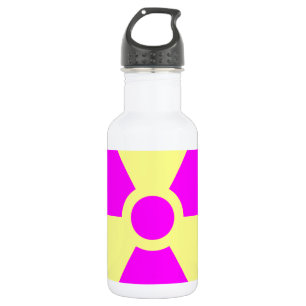 Radiation Warning Symbol 532 Ml Water Bottle