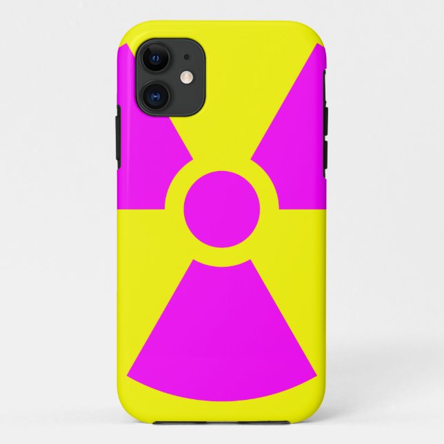 Radiation Warning Symbol Case-Mate iPhone Case (Back)